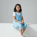 Soft Blue Daily Wear Tunic Set