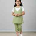 Fresh Leaf Green Tunic Set