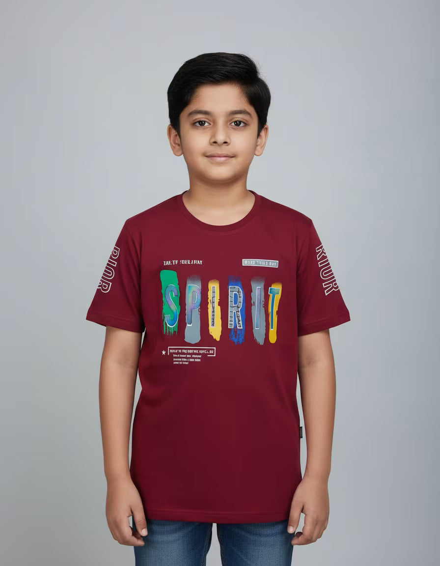 Maroon Spirit Graphic T-Shirt
