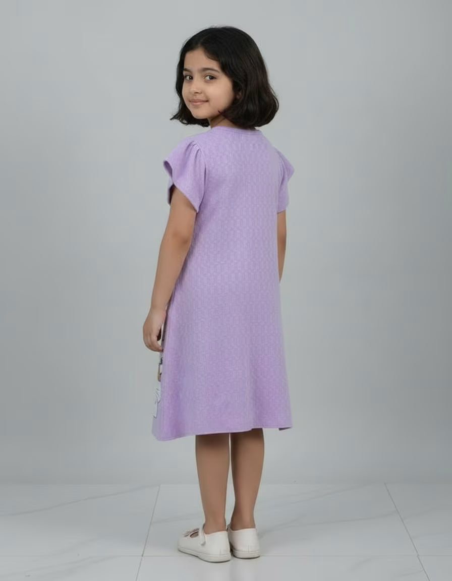 Kitty Friends Lavender A-Line Dress