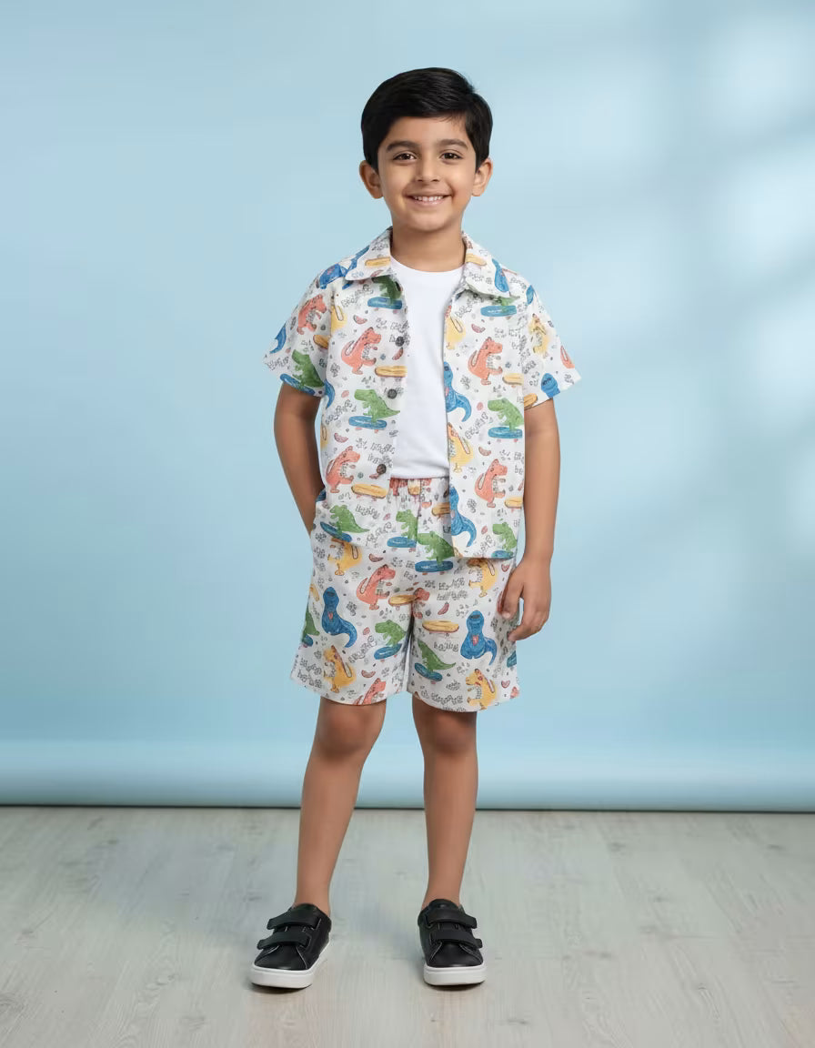 Dino Adventure Shirt & Shorts Set