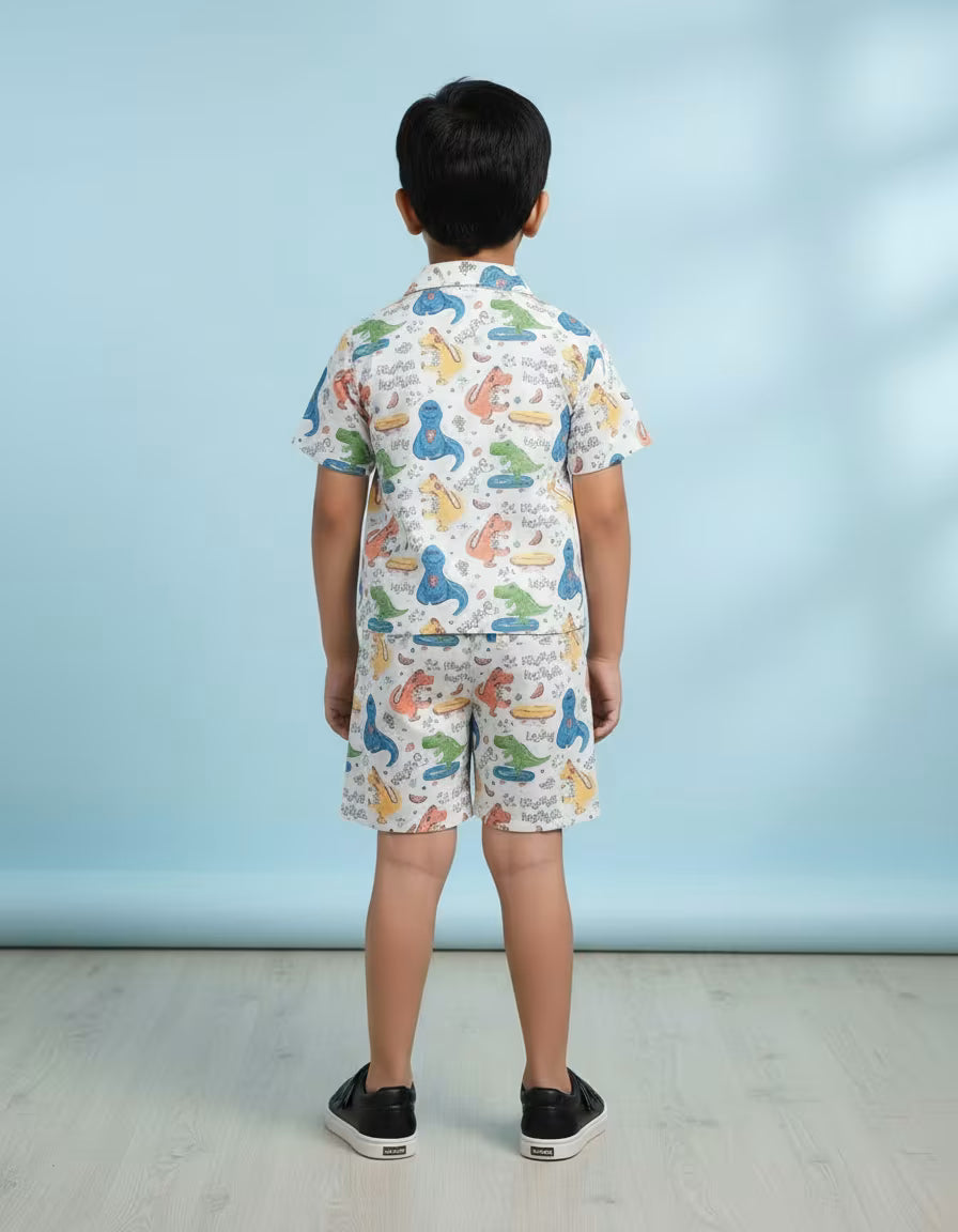 TikQ Kids Happy Dinos Co-ord Set
