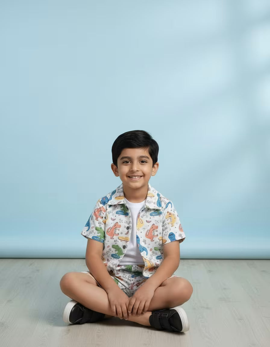 Dino Adventure Shirt & Shorts Set