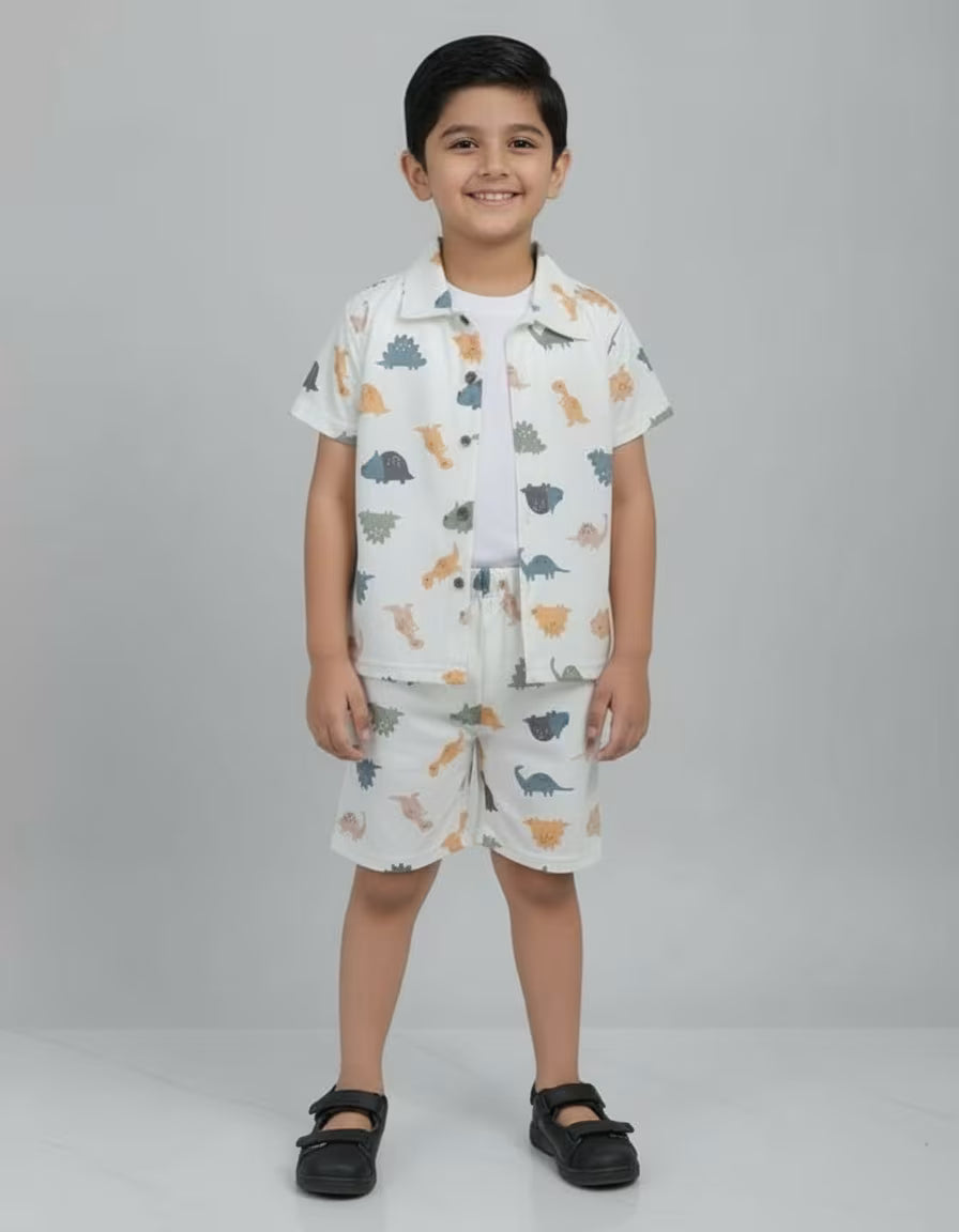 Dino Safari Shirt & Shorts Set