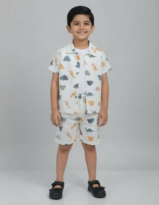 Dino Safari Shirt & Shorts Set