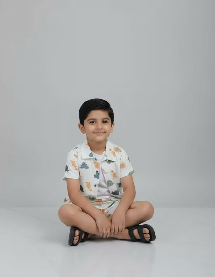 Dino Safari Shirt & Shorts Set