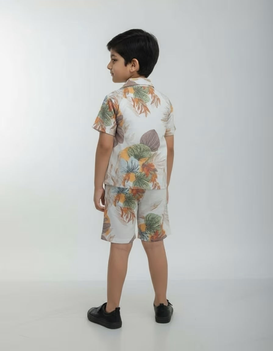 Tropical Breeze Shirt & Shorts Set