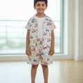 Mini Machines Shirt & Shorts Set