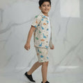 Dino Tracks Shirt & Shorts Set
