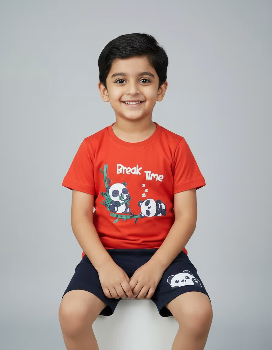 Panda Break Time Cotton Set