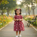 Red Blossom Flower Dress