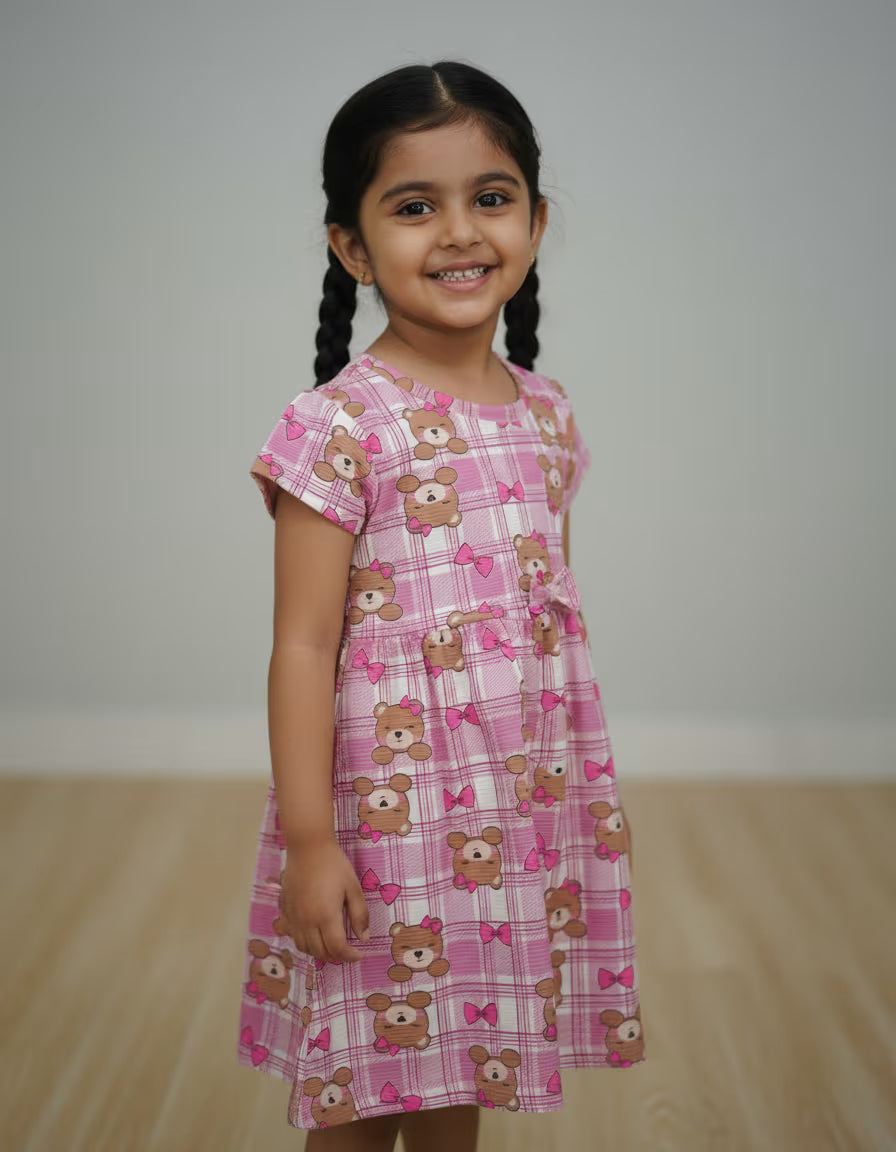 Pink Teddy Bow Dress