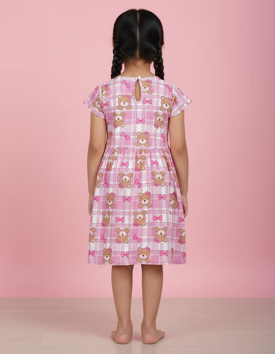 Pink Teddy Bow Dress