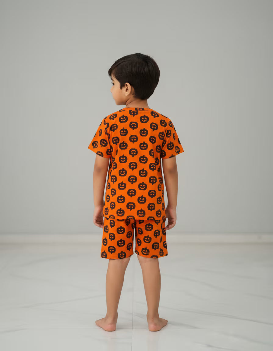 Orange Pumpkin Pop Co-Ord Set