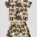 Urban Splash Graphic Print T-Shirt & Shorts Co-ord Set