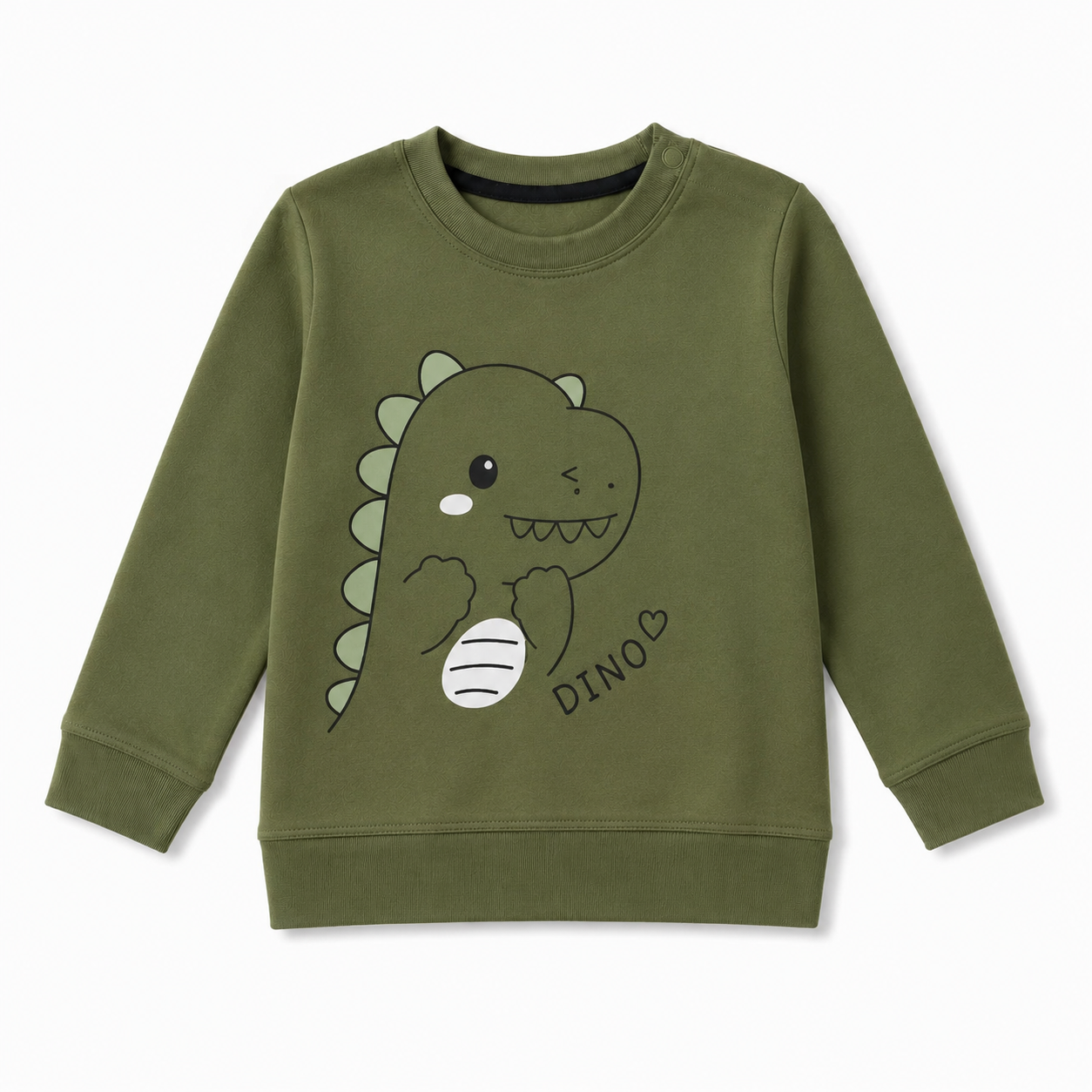 Dino Roar Kids Sweatshirt 🦖💚