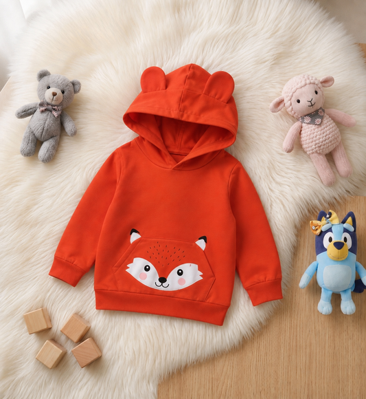 🦊 Foxy Cuddle Kids Hoodie