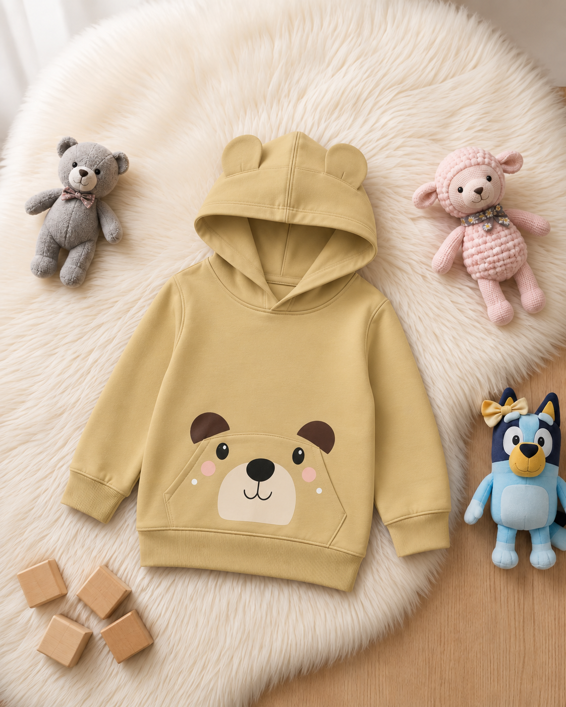 Teddy Cuddle Kids Hoodie