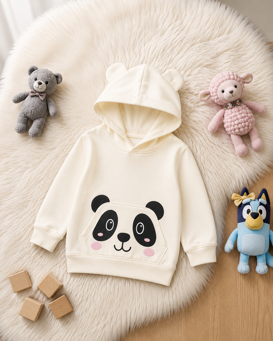 🐼 Panda Pals Bear-Ear Hoodie