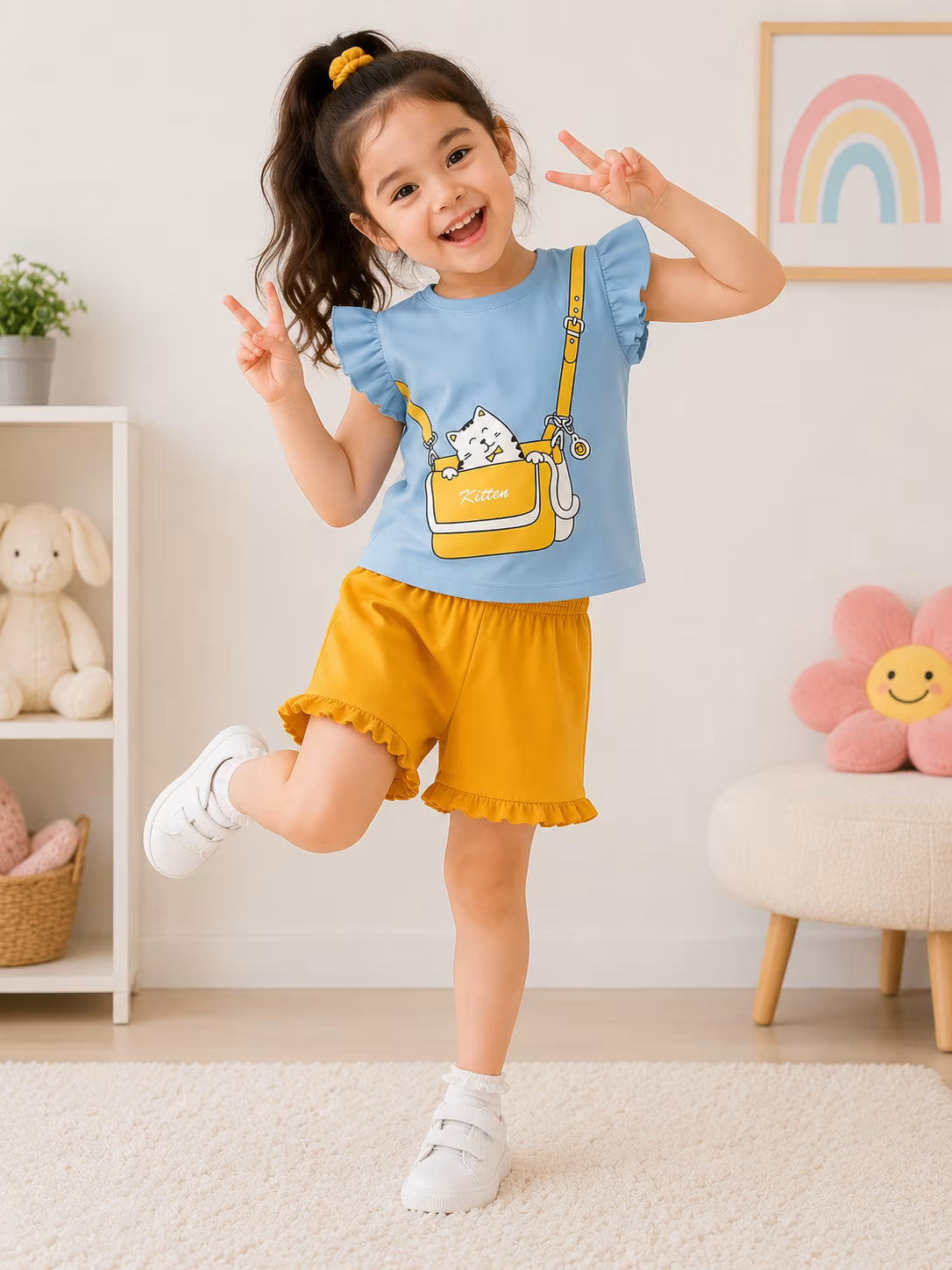 Sunny Kitty Adventure Co-ord Set