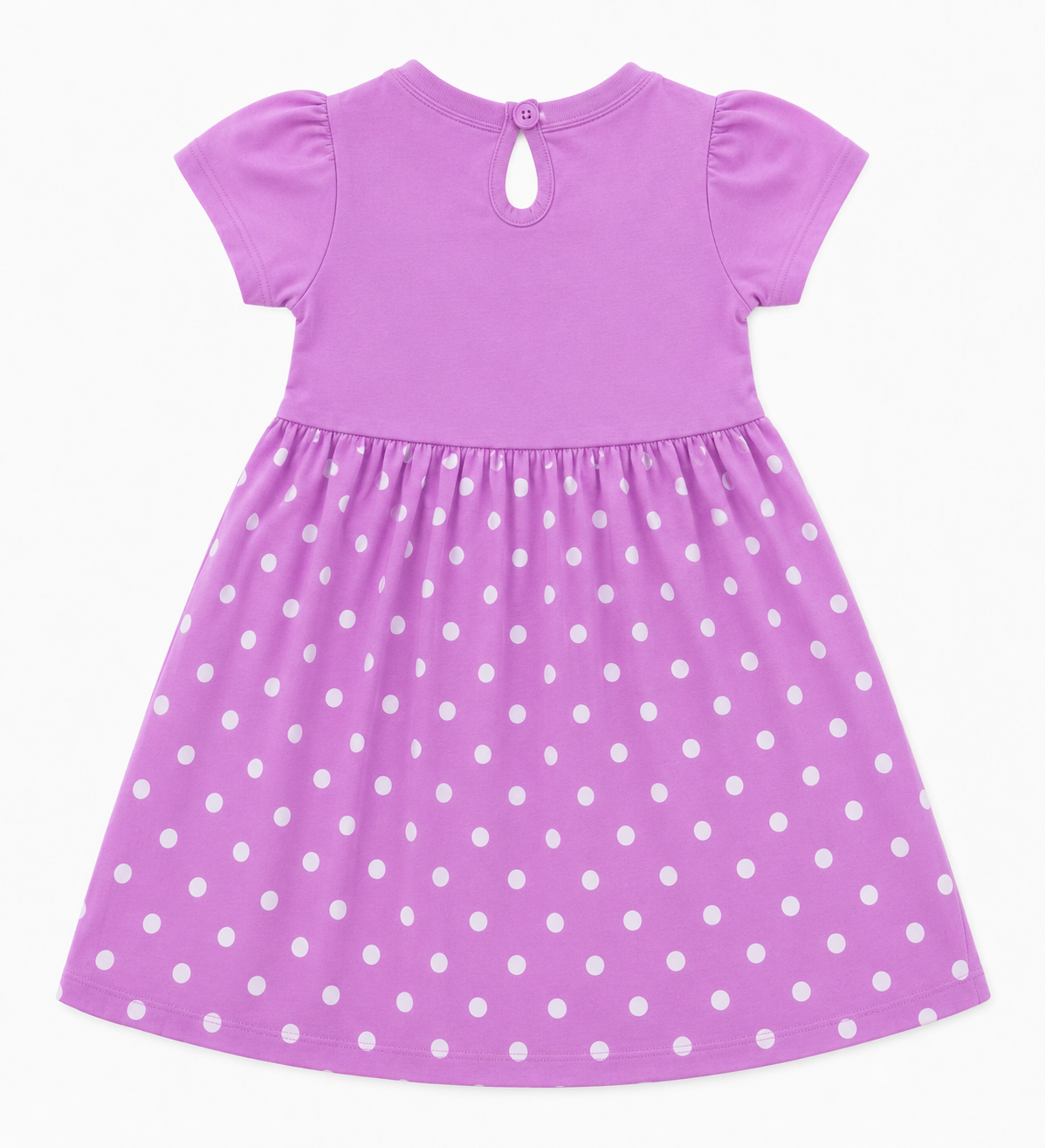 Pretty Lavender Polka Charm Dress