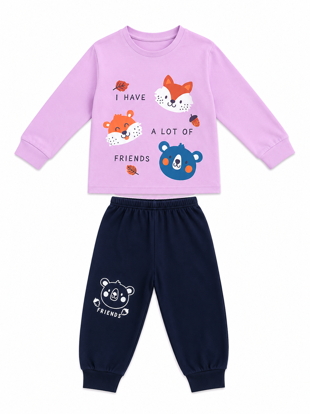 Purple Forest Adventure Cotton Set
