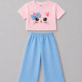 Kitty Bow Crop Co-ord Set