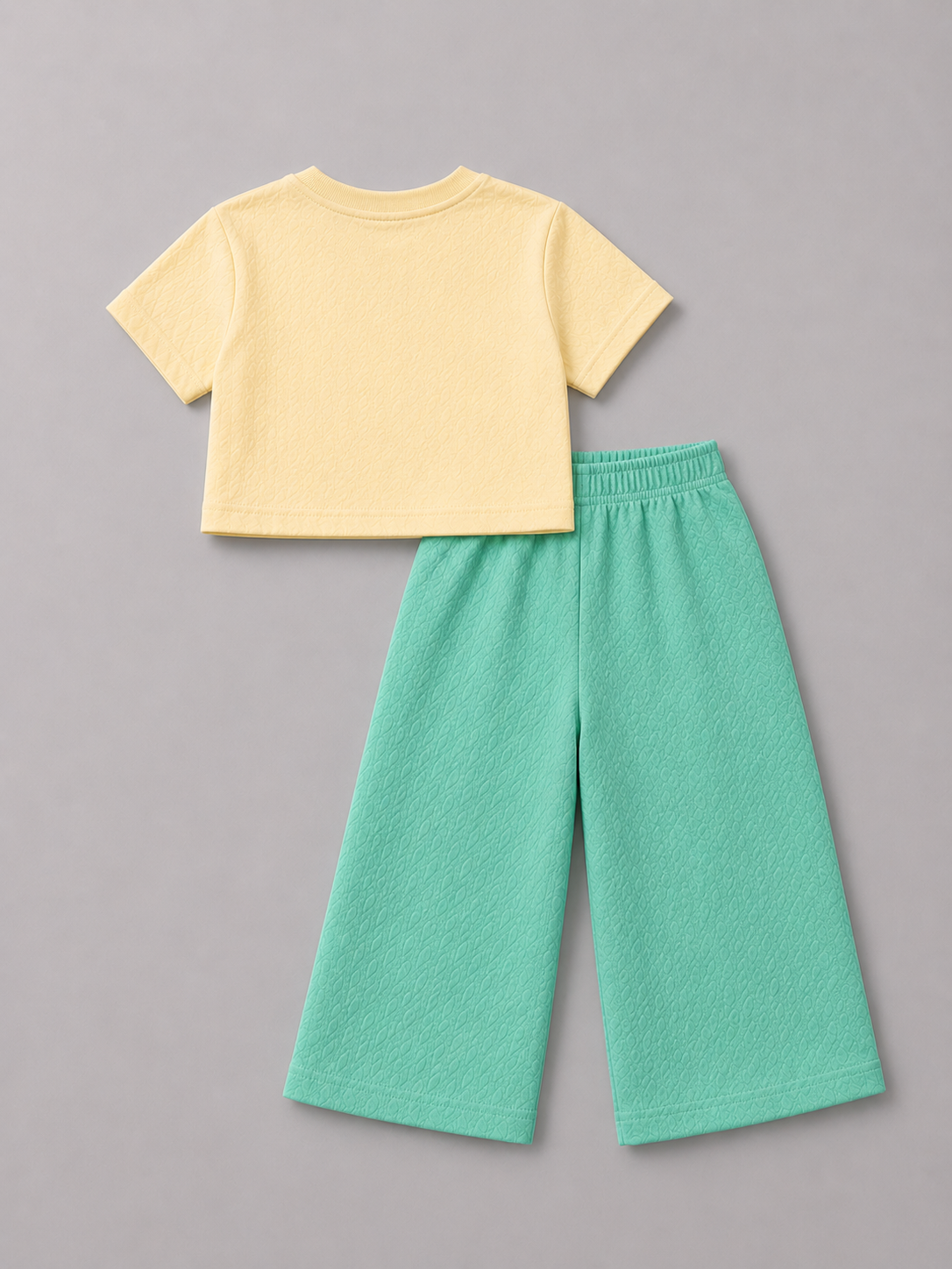 Kitty Bow Crop Co-ord Set