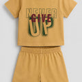 Golden Champion Shorts Set
