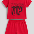 Crimson Champion Shorts Set