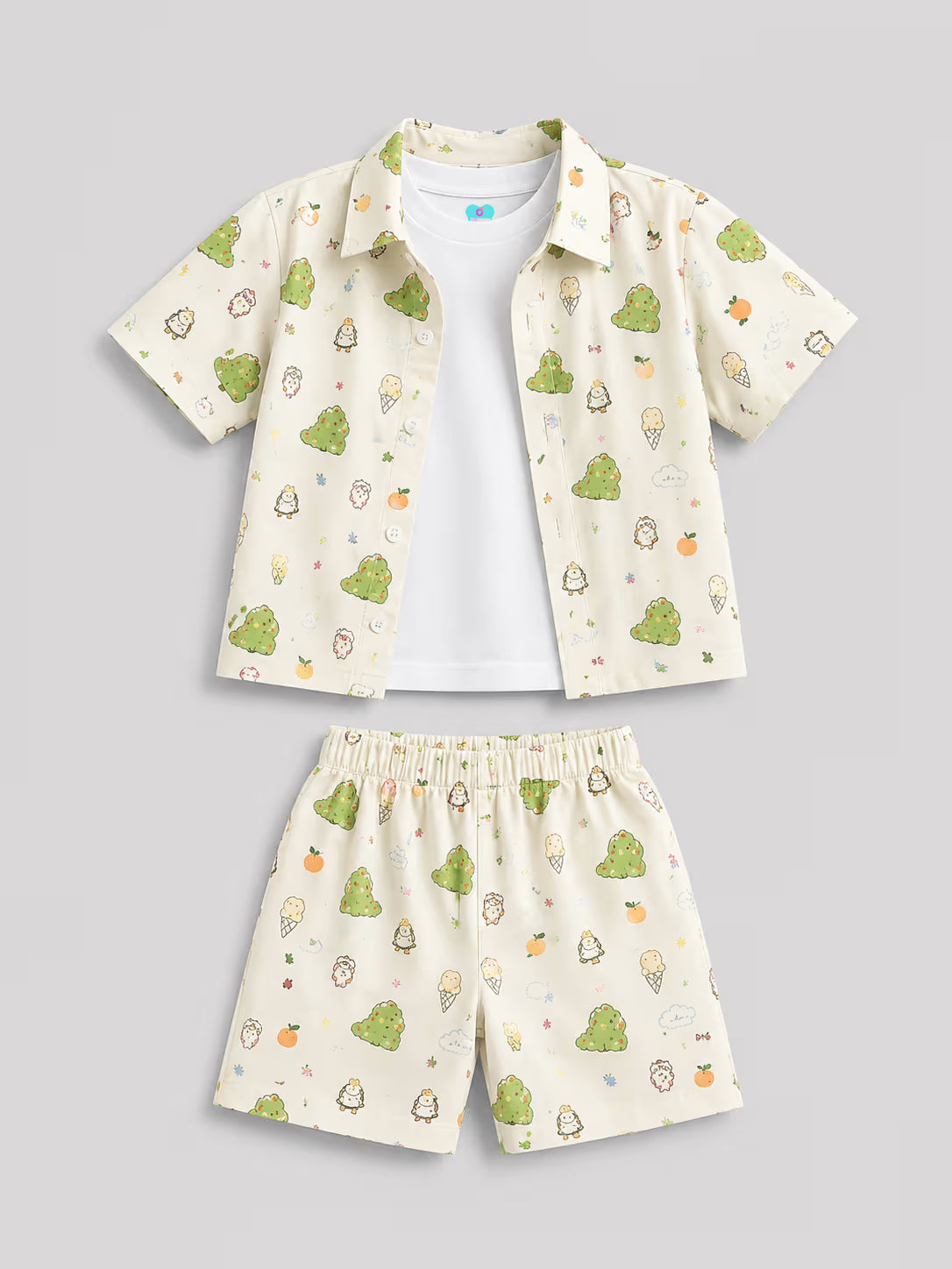 Happy Meadow Shirt & Shorts Set