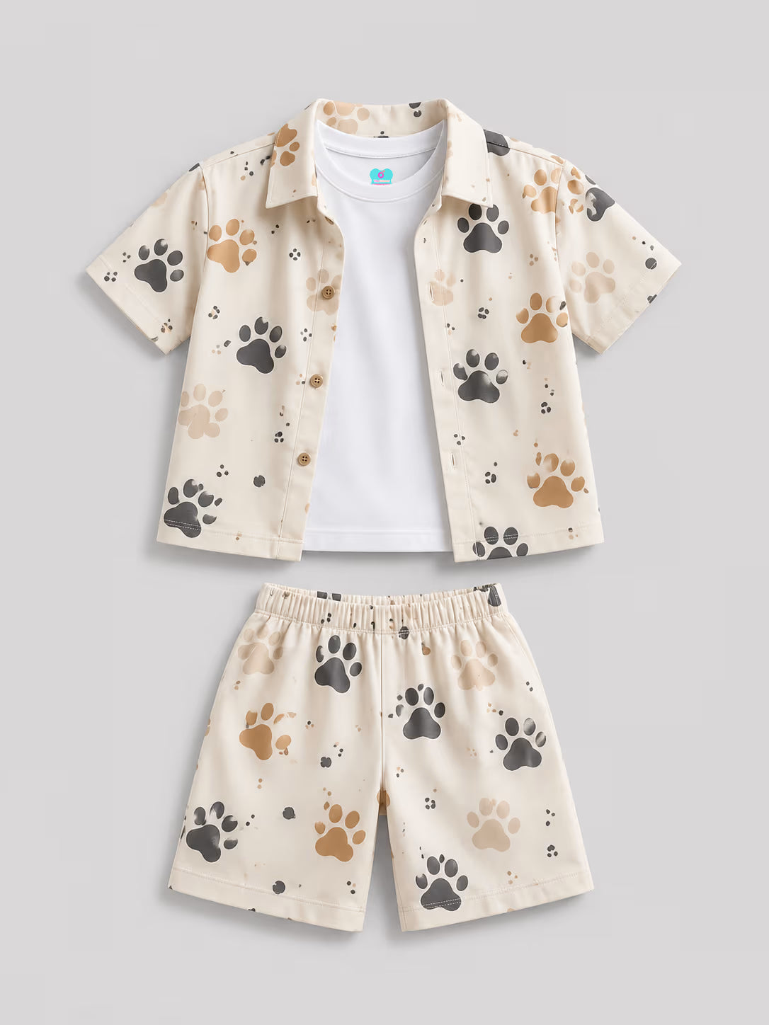 Little Paws Casual Shirt Set