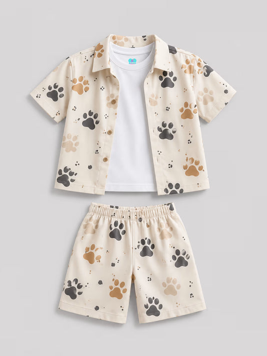 Little Paws Casual Shirt Set