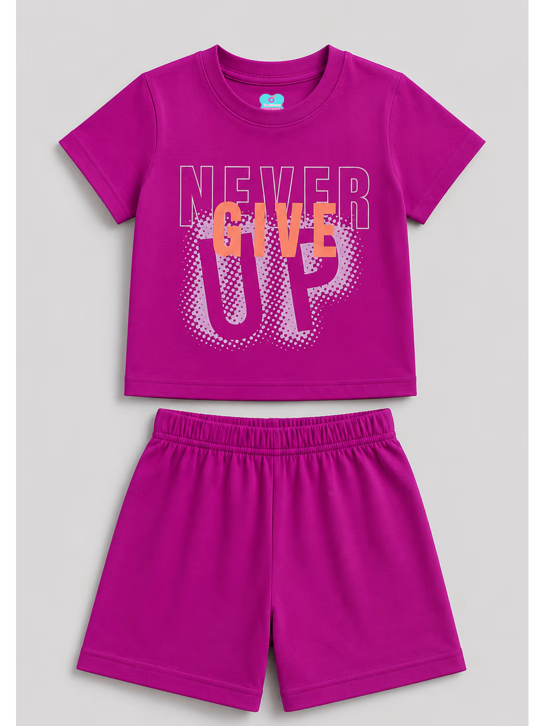 Magenta Never Give Up Co-ord Set