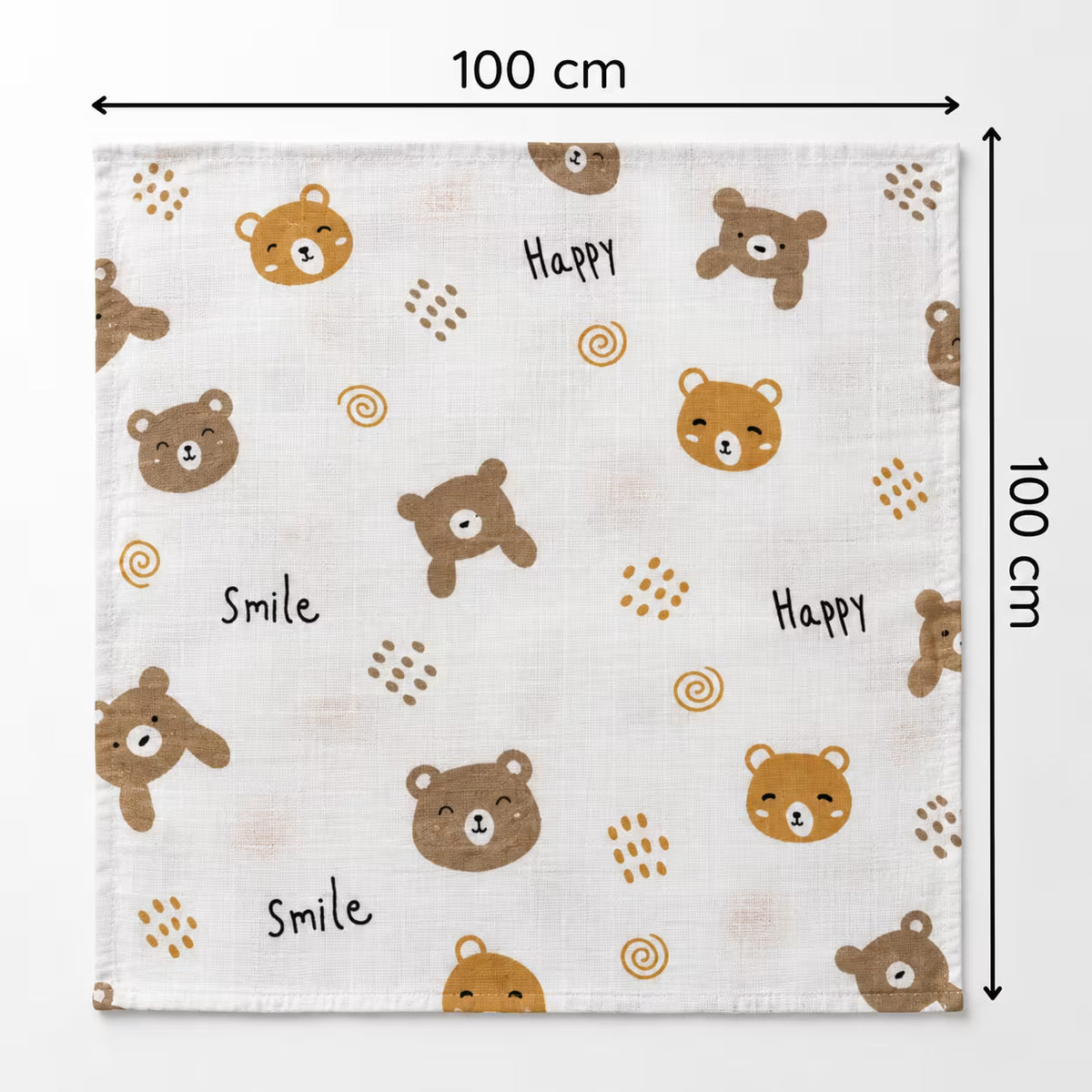 Teddy Bear Happy Baby Swaddle 🧸