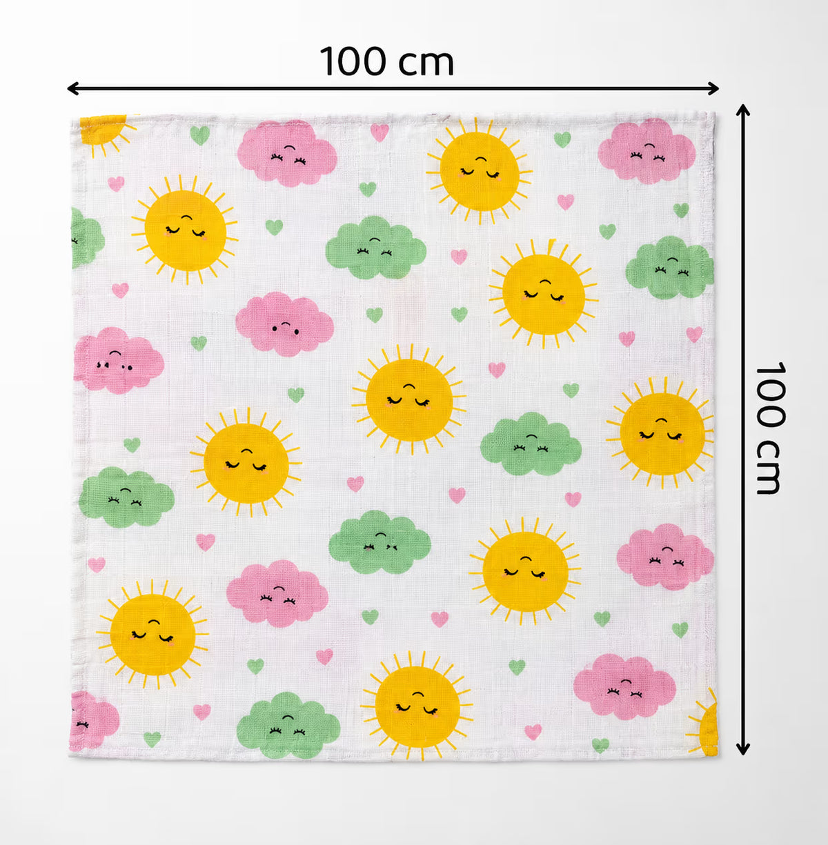 ☀️ Sunny Clouds Baby Swaddle