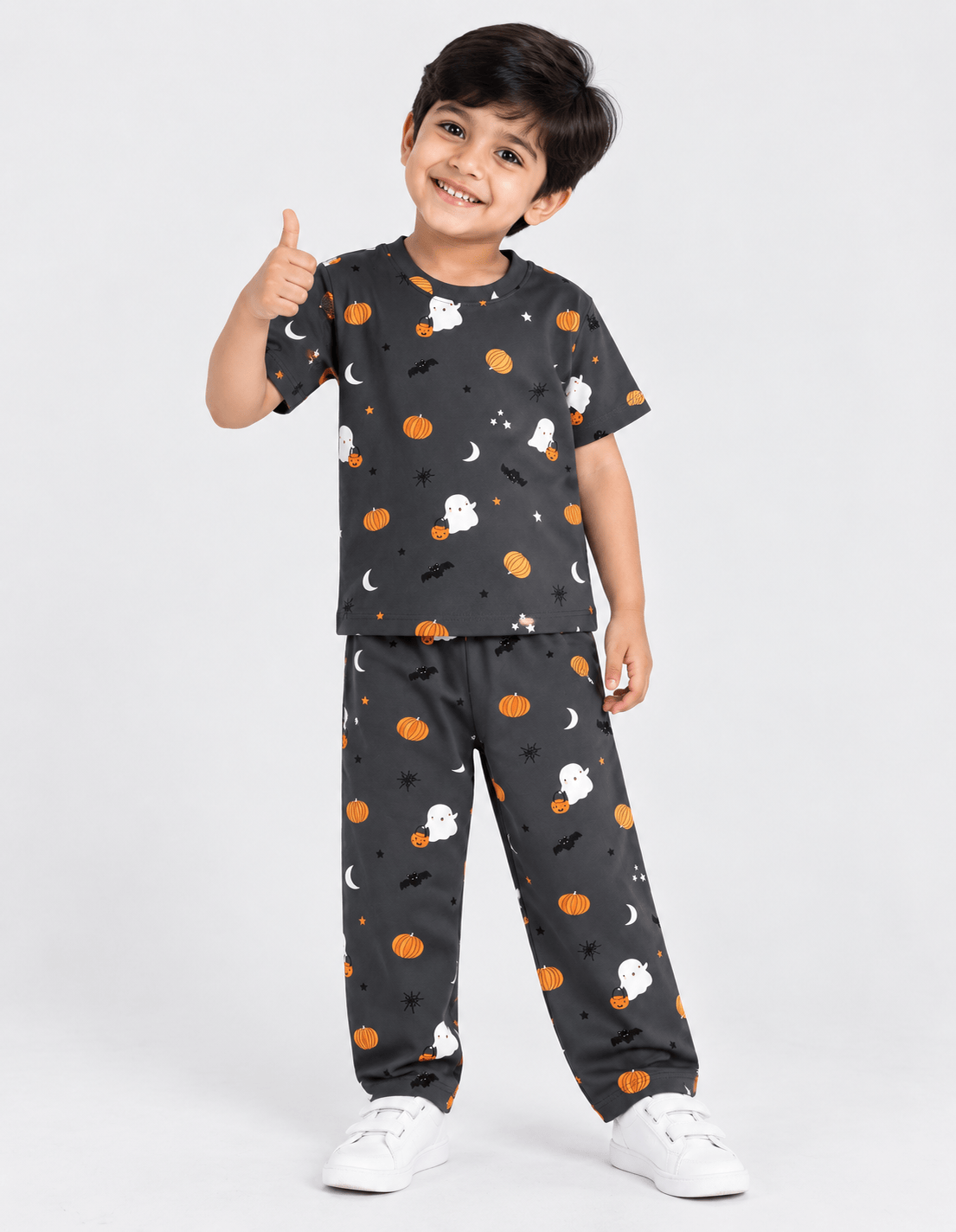 Spooky Pumpkin Night Kids Co-Ord Set