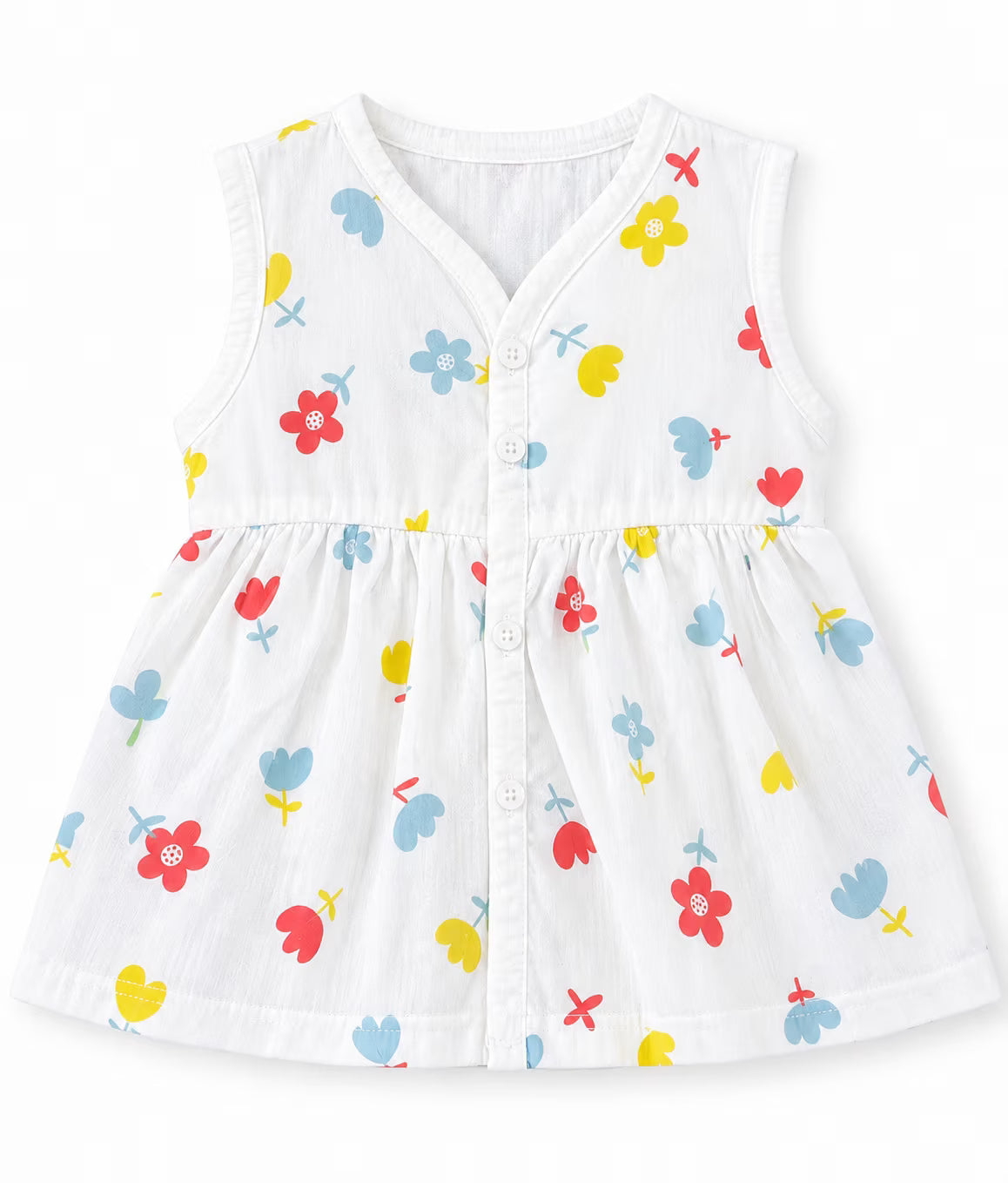 🌸 Colorful Blossom Frock