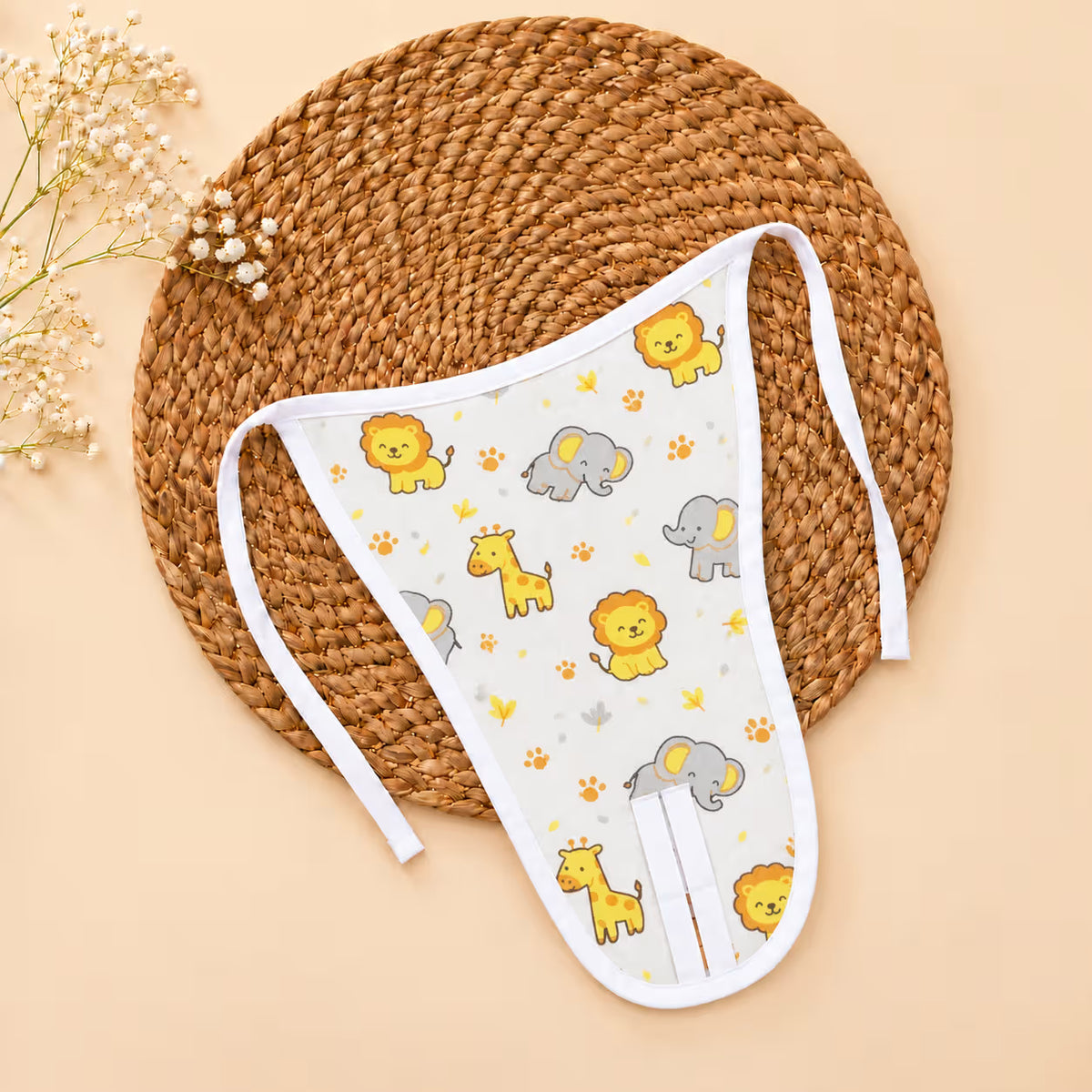 👶 Newborn Muslin Jabla with Nappy Set