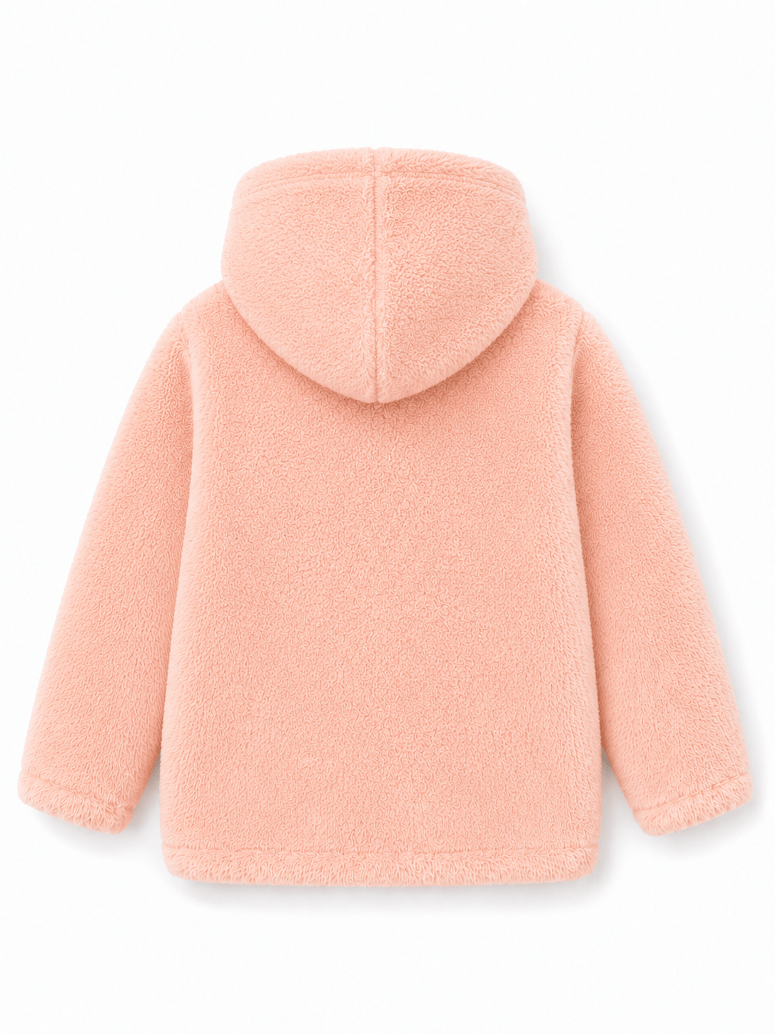 🍑 Peachy Cozy Kids Fur Hoodie