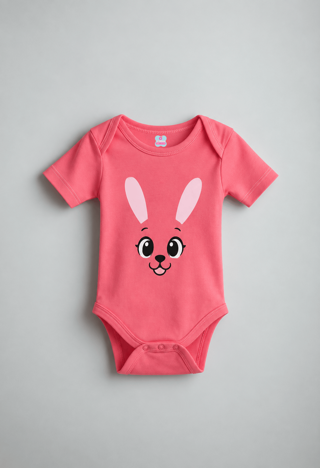 🐰 Sweet Bunny Cotton Baby Onesie