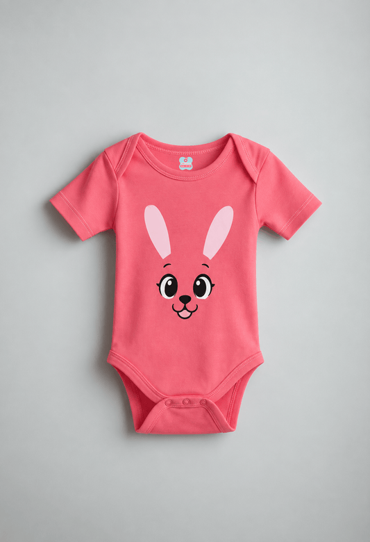 🐰 Sweet Bunny Cotton Baby Onesie