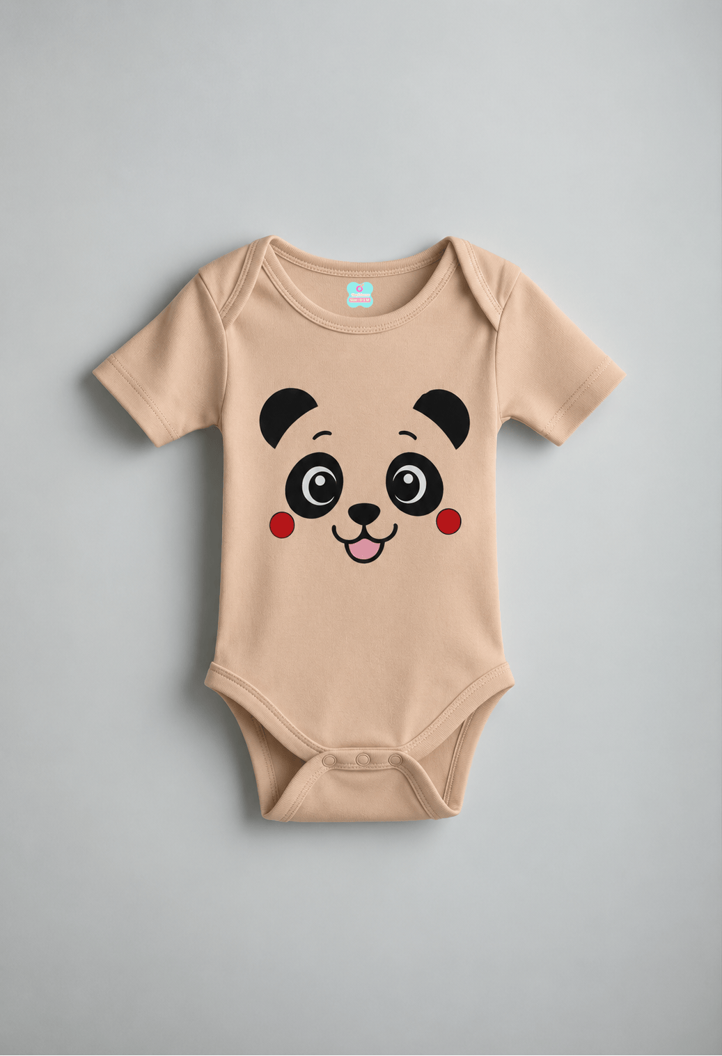 🐼 Cute Panda Cotton Baby Onesie