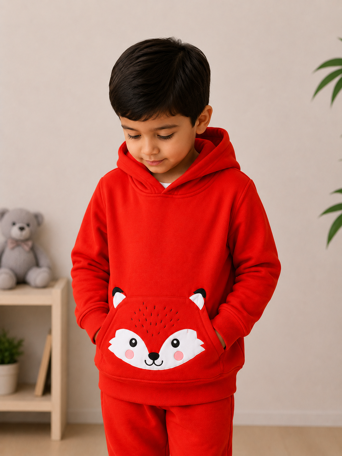 🦊 Foxy Cuddle Kids Hoodie