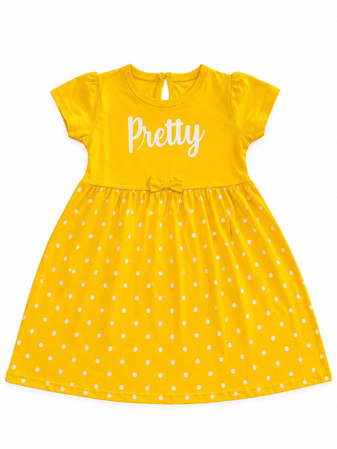 Pretty Sunshine Polka Dot Dress