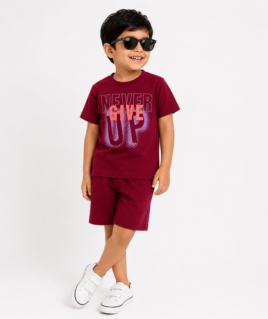 Little Champion Maroon Set