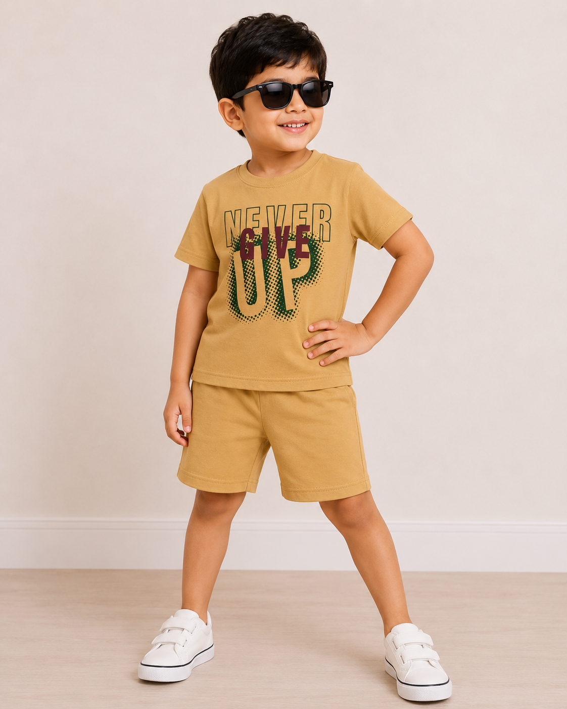 Golden Champion Shorts Set