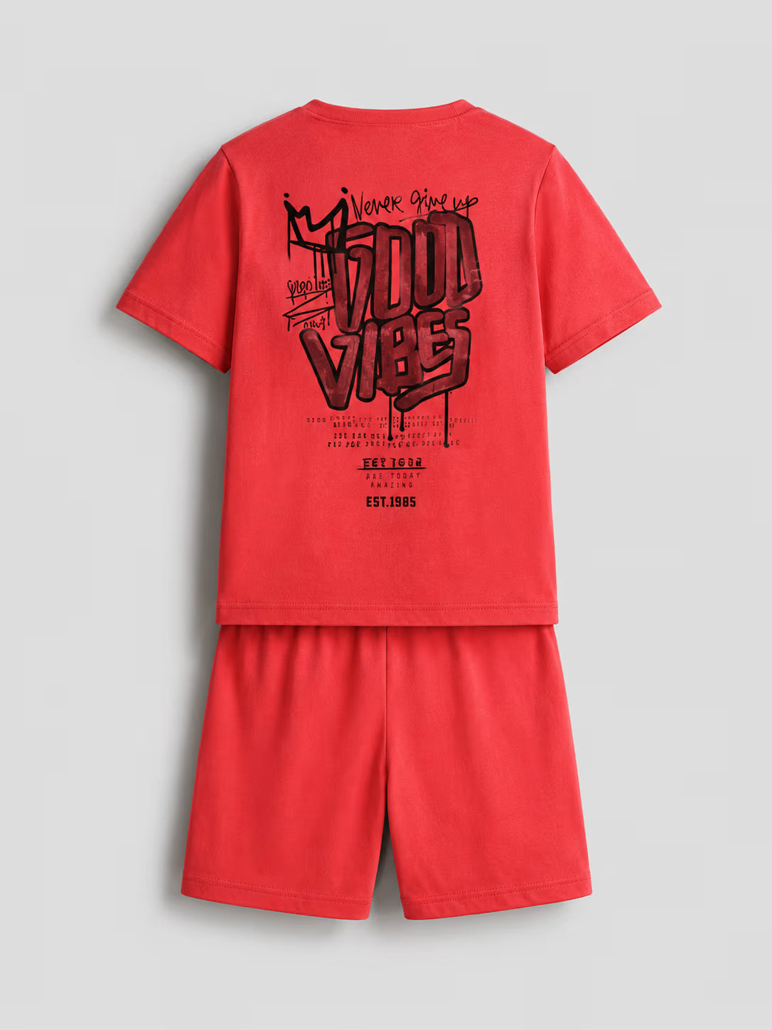 Crimson Champion Shorts Set