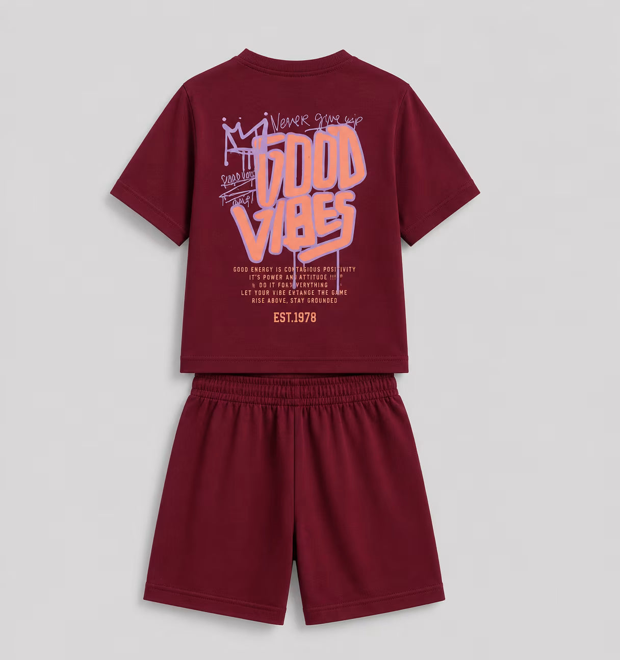 Little Champion Maroon Set