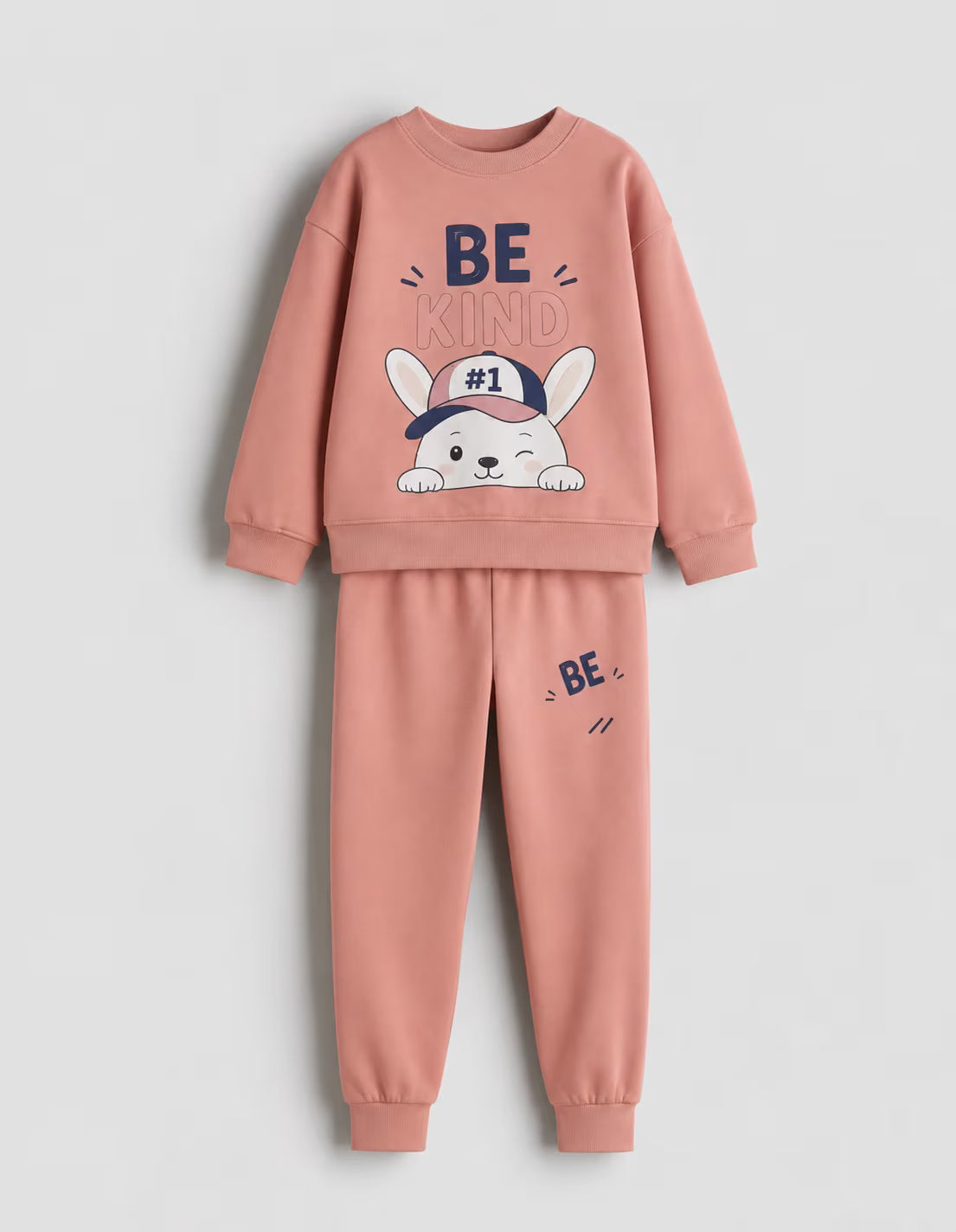 Be Kind Bunny Cotton Co-Ord Set